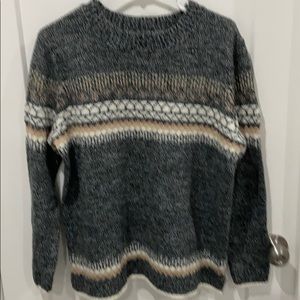 Grey and rose gold sweater